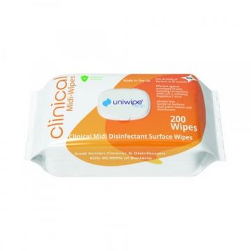 Uniwipe Sanitising Surface Wipes (200 pack)