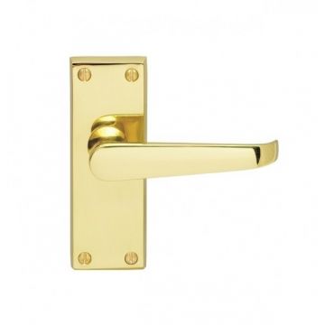 Victorian Latch CBV31 Straight Lever PB Door Handles