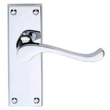 Victorian Scroll Latch CBS55 CP Door Handles