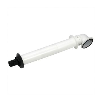Worcester Bosch 60/100mm Long Telescopic Horizontal Flue Kit