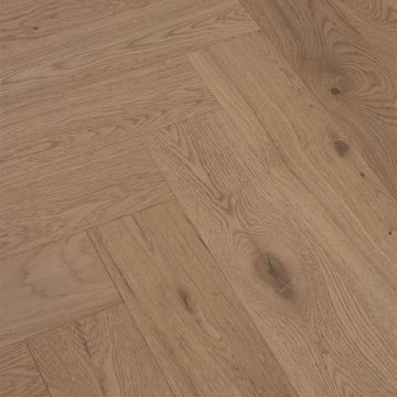 Gio Paris Brown Oak Engineered Herringbone Flooring (1.15m²)