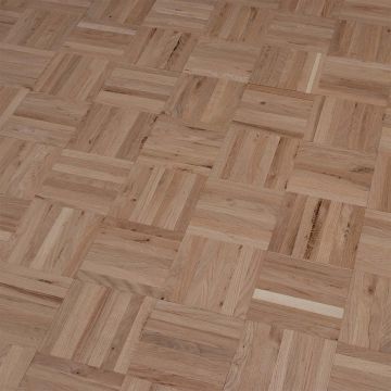 Solid Oak Rustic Mosaic Parquet Flooring – Unfinished (4.09m²)