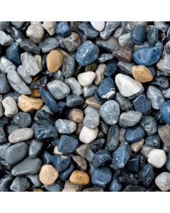20mm Ocean Blue Pebbles Jumbo Bag