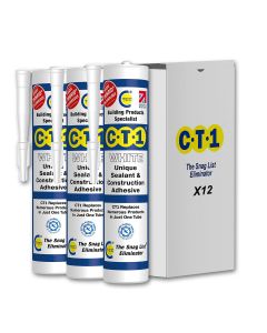 CT1 Sealant & Adhesive White 290ml (Box of 12)