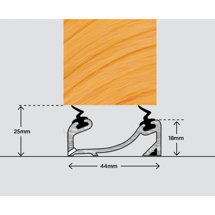 Exitex Double Sealing Sill 914mm Mill main product photo