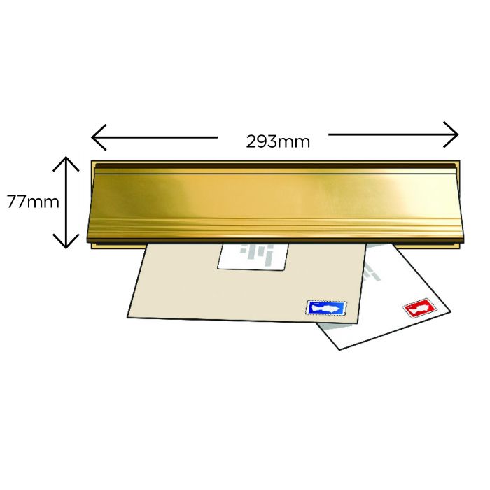 Exitex Letterplate Seal and Flap Gold main product photo