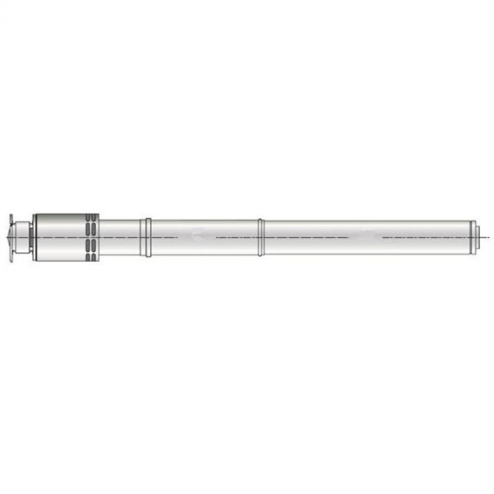Grant White System Adjustable Vertical Flue Kit KTK05 5090 main product photo