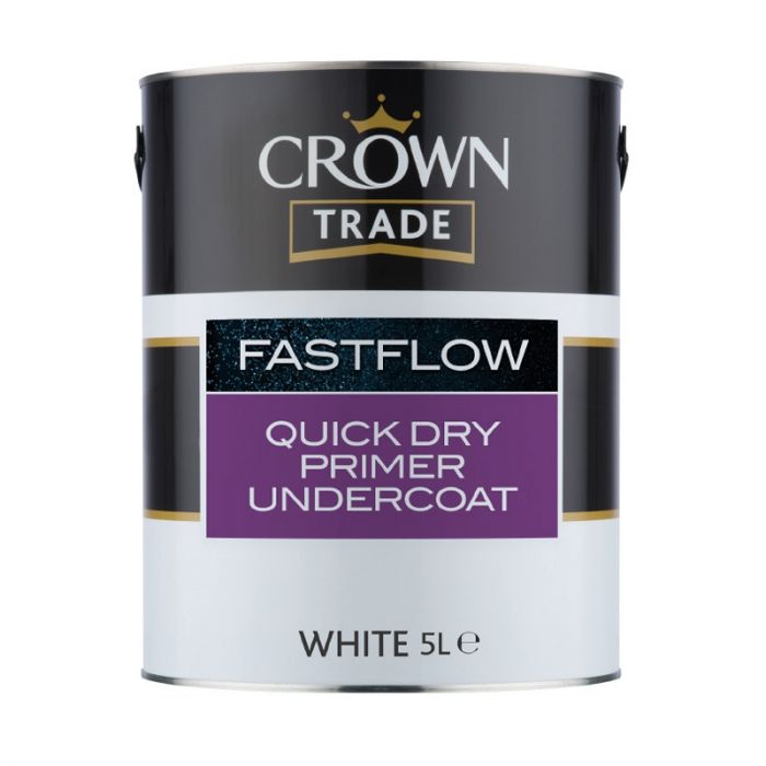 Crown Trade Fastflow Quick Dry Undercoat White 1Lt main product photo