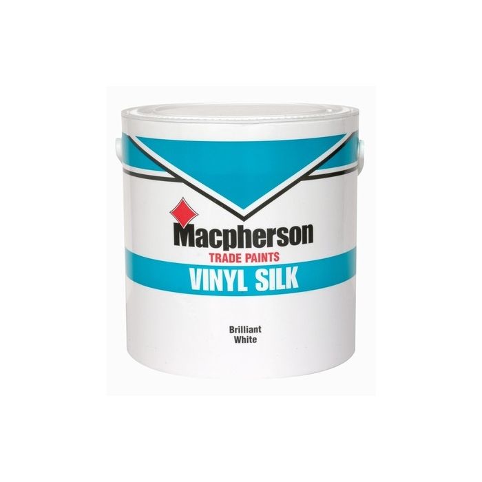 Macpherson Vinyl Silk Emulsion Brilliant White 2.5L main product photo