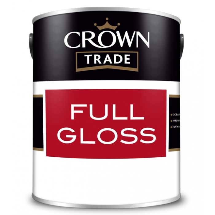 Crown Trade Full Gloss Black 1L main product photo