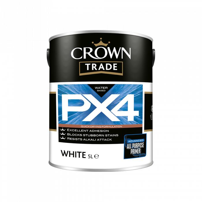 Crown Trade PX4 Primer White 5L main product photo