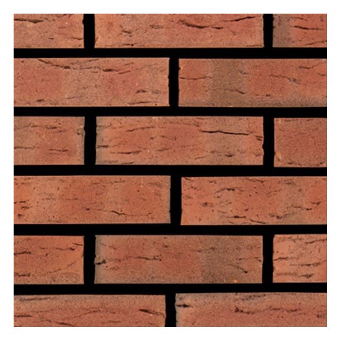 Kingscourt Crimson Red Multi Brick 65mm main product photo