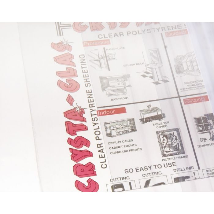 Flat Perspex Sheet 1220mm x 610mm x 2mm main product photo