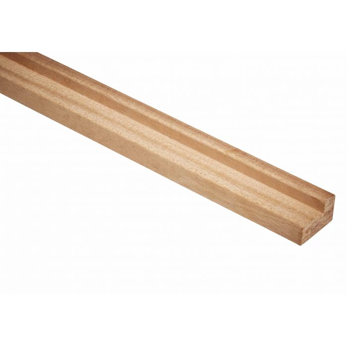 Dark Hardwood Fire Check Glazing Bead DRS1001 26mm x 22mm x 2.4M main product photo