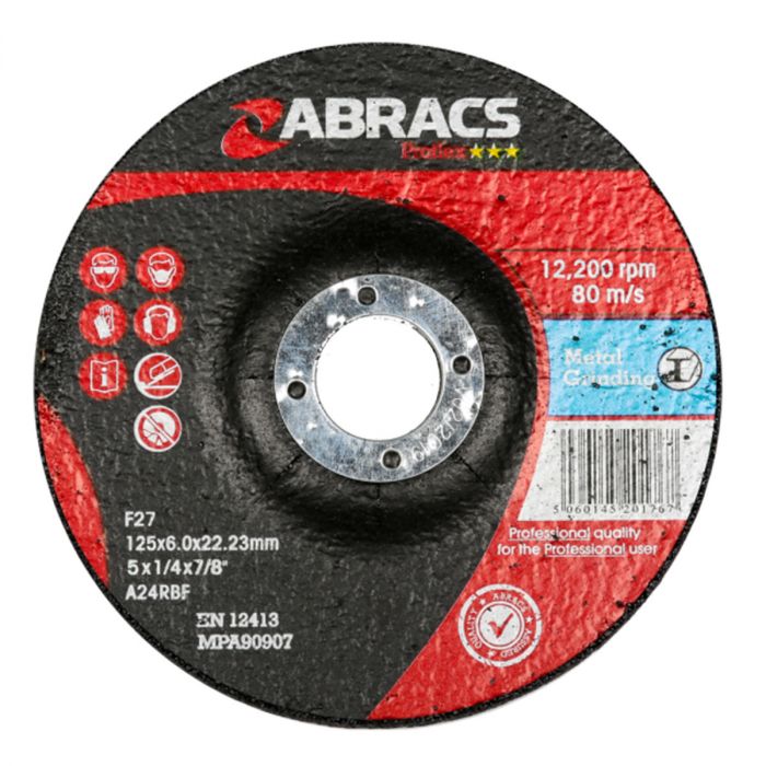 ABRACS Proflex DPC Metal Cutting Disc 125mm x 3mm x 22mm main product photo