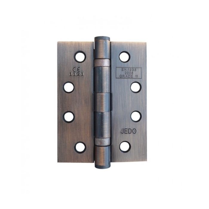 Jedo Grade 11 Steel Ball Bearing Hinges 102x76mm Bronze main product photo