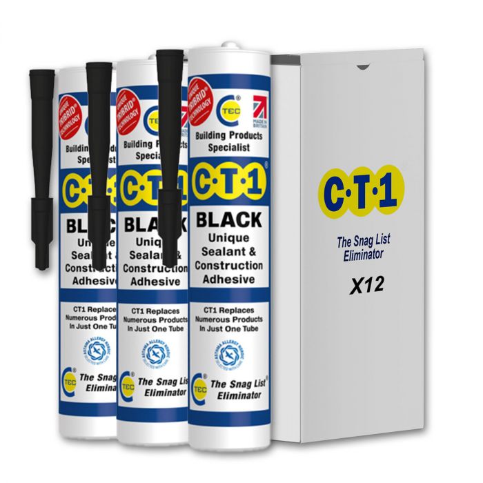 CT1 Sealant & Adhesive Black 290ml (Box of 12) main product photo