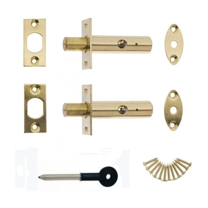 Door Security Bolt EB Twin Pack c/w Key main product photo