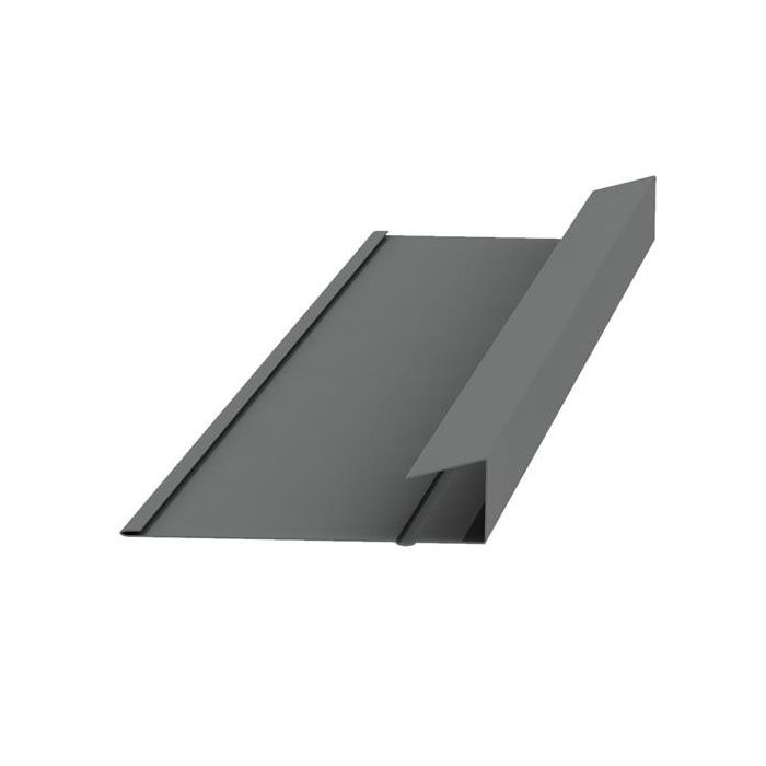 Dry Verge Slate Trim Aluminium (T1) 18mm Blue/Black main product photo