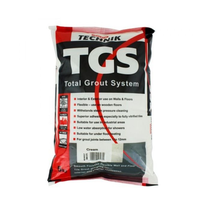 EVO Technik TGS Tile Grout 5Kg Ivory main product photo