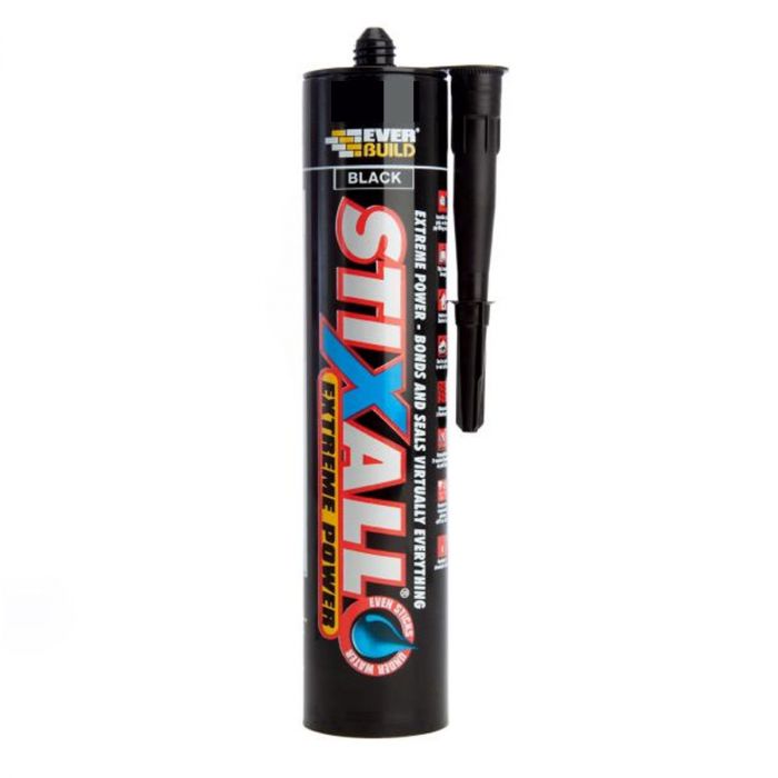Stixall Sealant & Adhesive Black 300ml main product photo