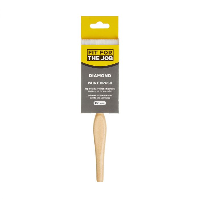 Fit For The Job Diamond Synthetic Paint Brush 2.5″ main product photo