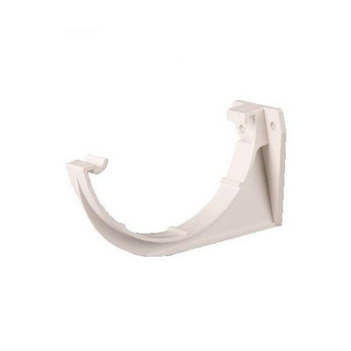 Half Round Gutter Fascia Bracket 112mm White main product photo