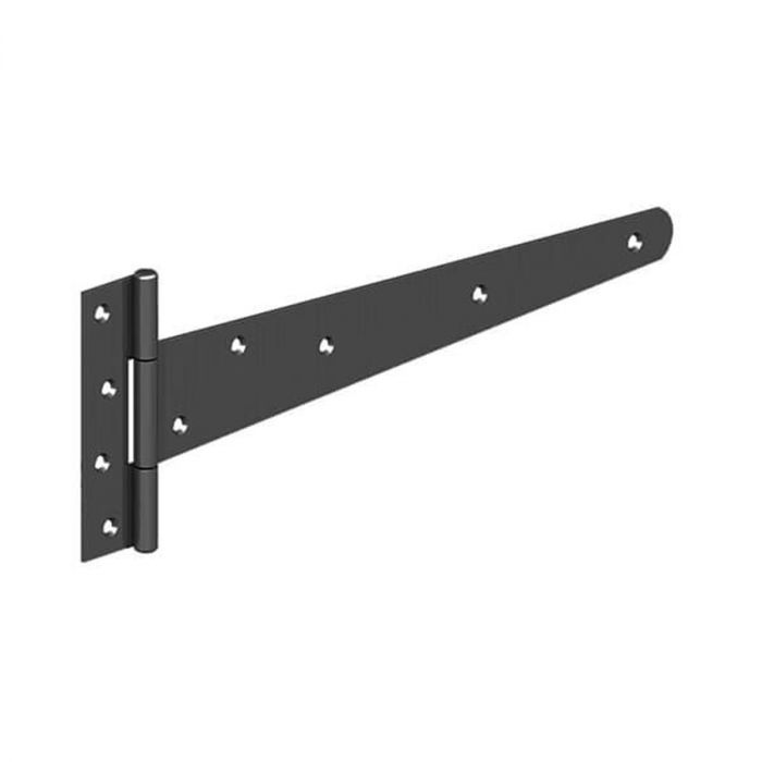 152mm Light Tee Hinge Black main product photo