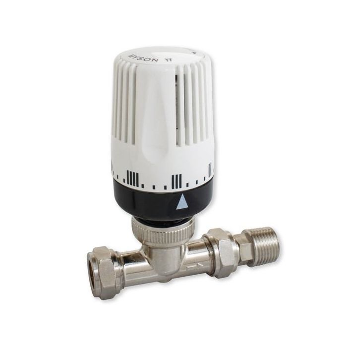 Myson Straight 2 Way TRV Valve 15mm main product photo