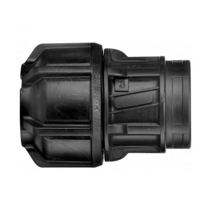 Philmac 9843 Metric/Imperial Female Straight Connector 32mm x 1in main product photo