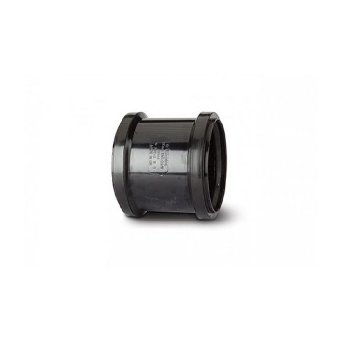 Polypipe SH44 Single Double Coupler 110mm Black main product photo
