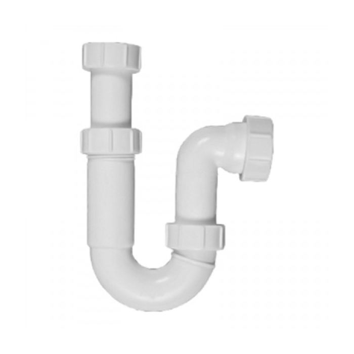 Polypipe WT63 Tubular Swivel P Telescopic 40mm Trap - 75mm Seal main product photo