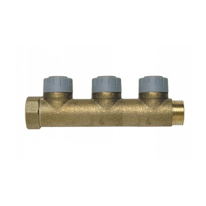 Polyplumb 3 Port Manifold 15mm Brass main product photo