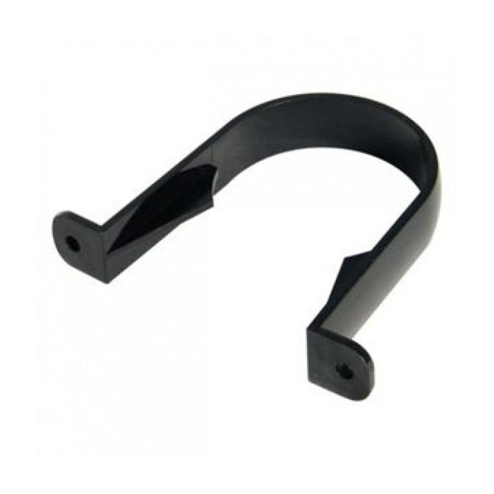 Round Downpipe Bracket 68mm Black main product photo
