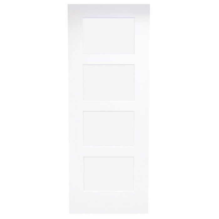 Shaker Internal White Primed 4 Lite White Laminated Glazed Door main product photo