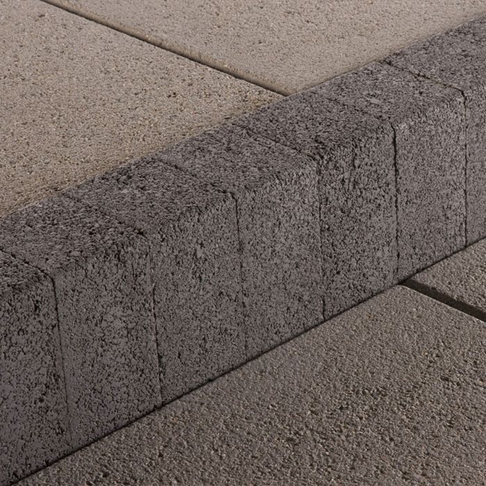 Tobermore Step Riser Smooth Charcoal 190mm x 160mm x 100mm main product photo