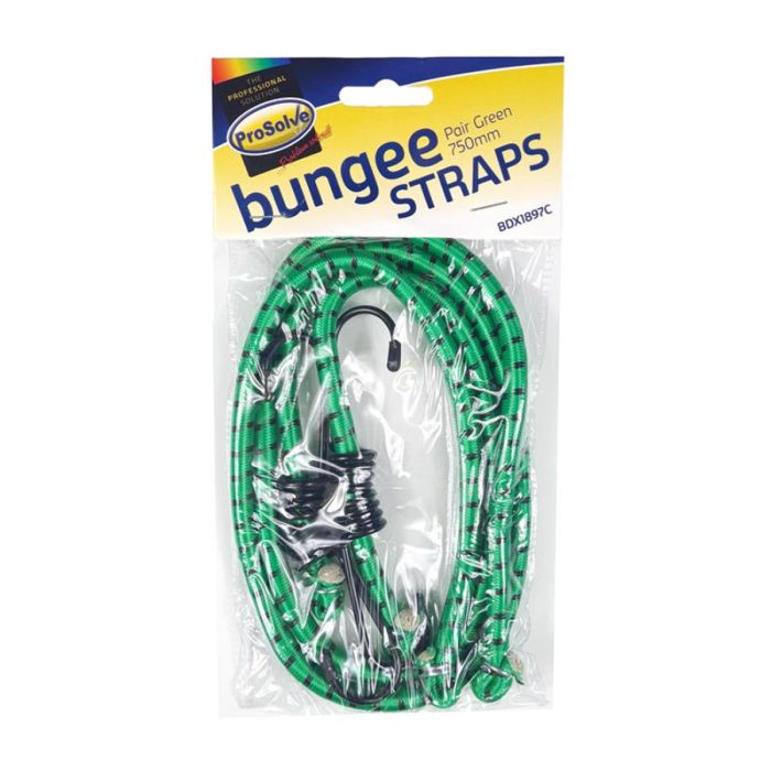 Warrior Green Bungee Straps 750mm main product photo