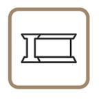 Durable composite decking board structure icon