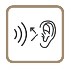 Sound absorbing acoustic composite fencing icon